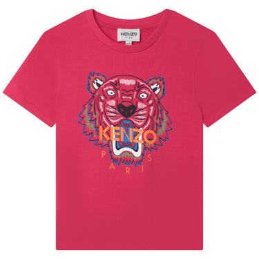 Playera KENZO fuxia para niños y adolescentes